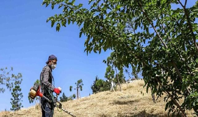 Buca’da yangın riskine karşı kosa önlemi