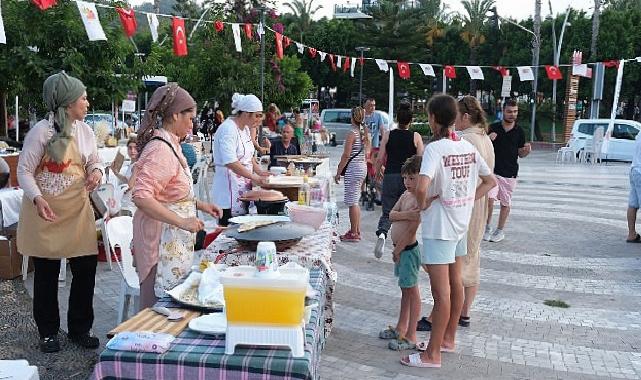 Kemer’de üreten ev hanımları kermesi